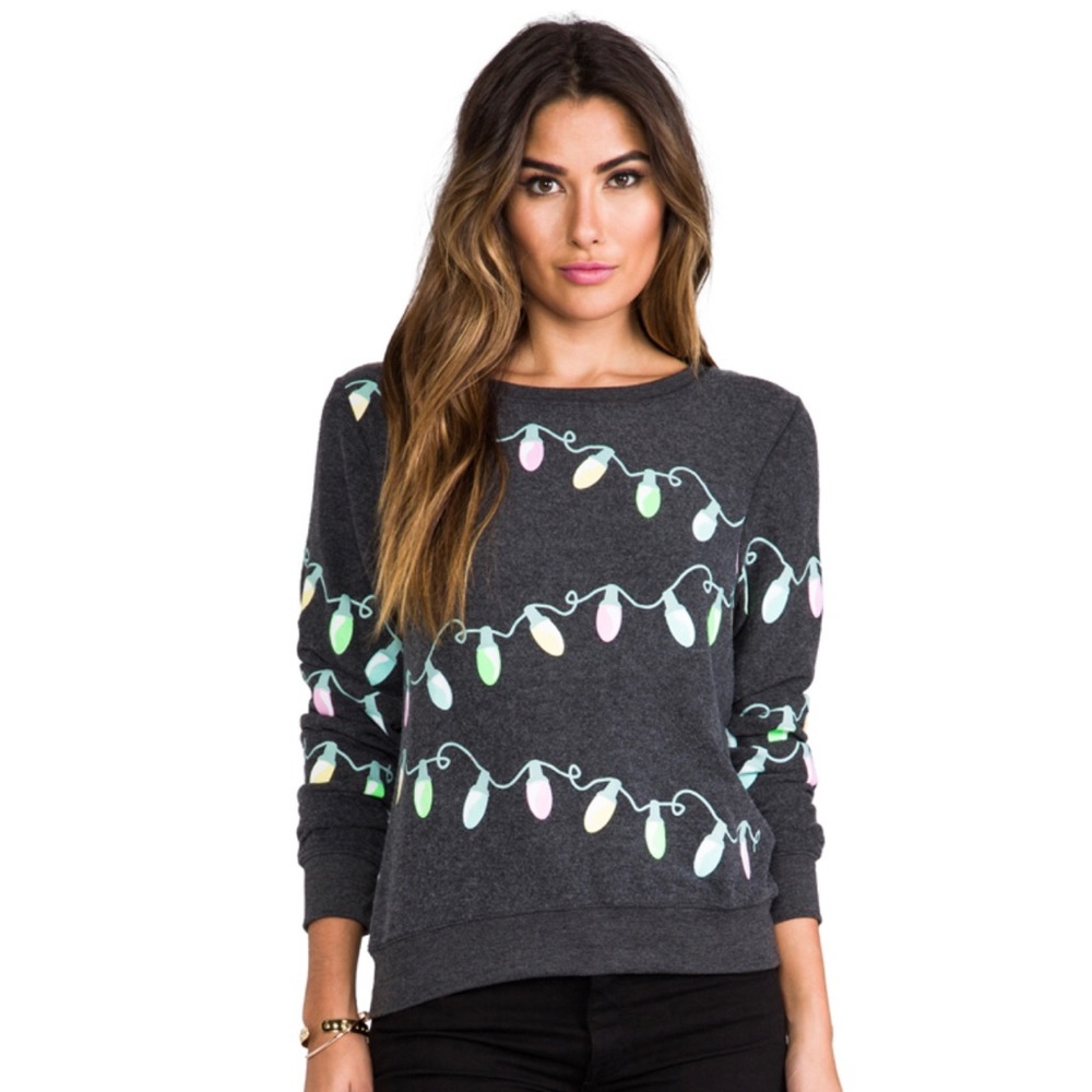 *SEARCHING* Wildfox Couture Glowing Lights Sweater